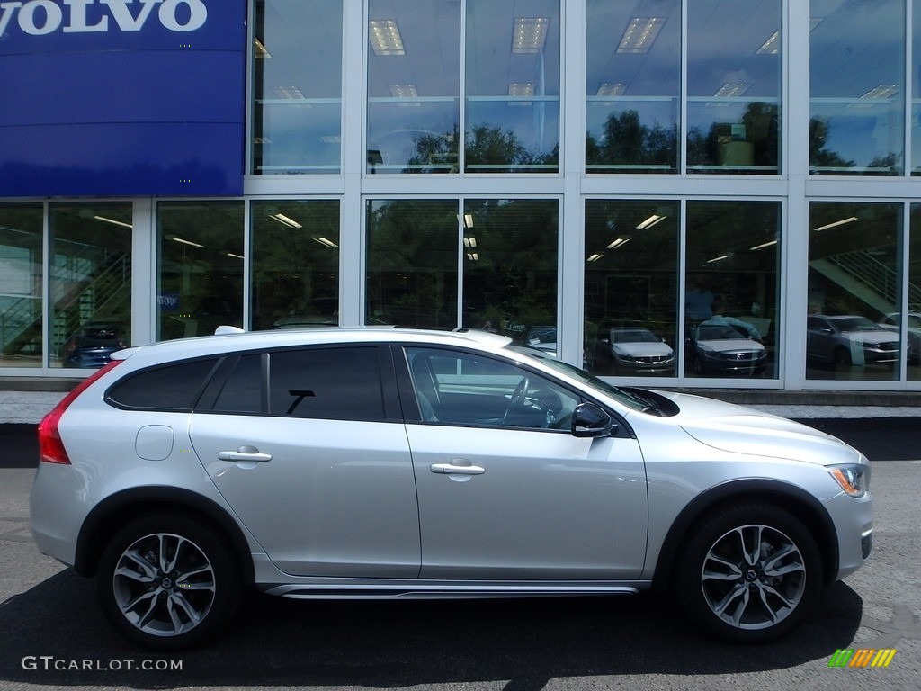 Bright Silver Metallic 2017 Volvo V60 Cross Country T5 AWD Exterior Photo #121855772