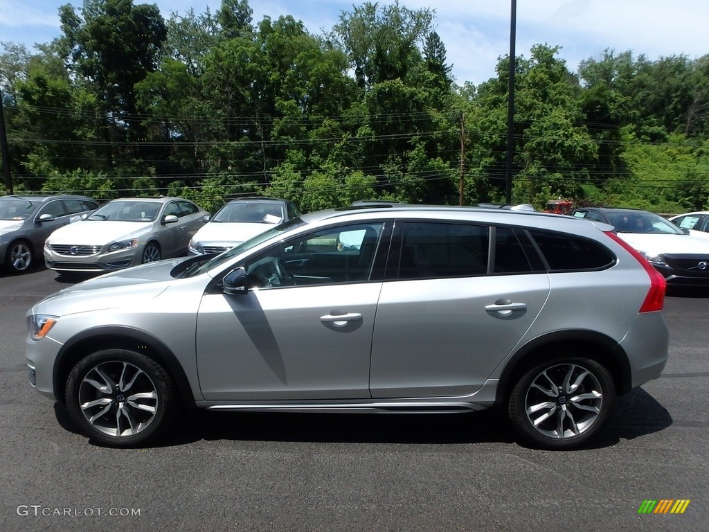 Bright Silver Metallic 2017 Volvo V60 Cross Country T5 AWD Exterior Photo #121855897