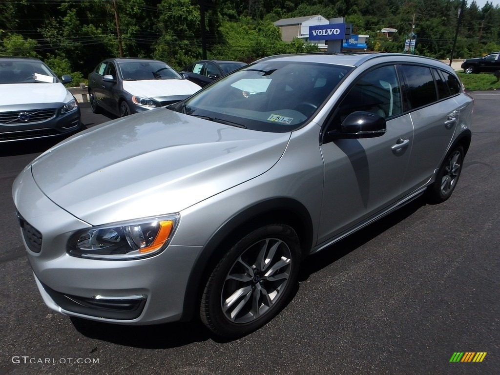 Bright Silver Metallic 2017 Volvo V60 Cross Country T5 AWD Exterior Photo #121855925
