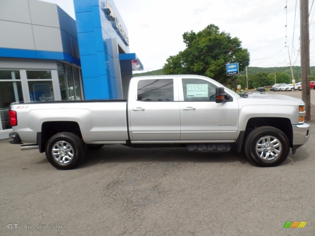 Silver Ice Metallic 2017 Chevrolet Silverado 3500HD LT Crew Cab 4x4 Exterior Photo #121857047