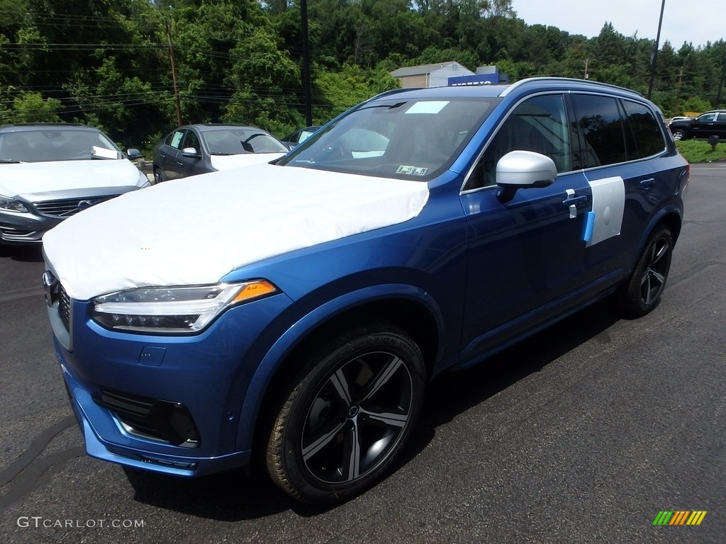 Bursting Blue Metallic 2018 Volvo XC90 T6 AWD R-Design Exterior Photo #121857206