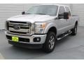 2012 Ingot Silver Metallic Ford F250 Super Duty Lariat Crew Cab 4x4  photo #3