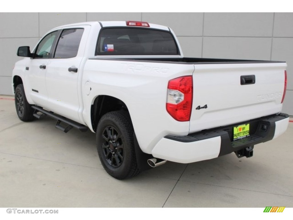 2017 Tundra TRD PRO CrewMax 4x4 - Super White / Black photo #5