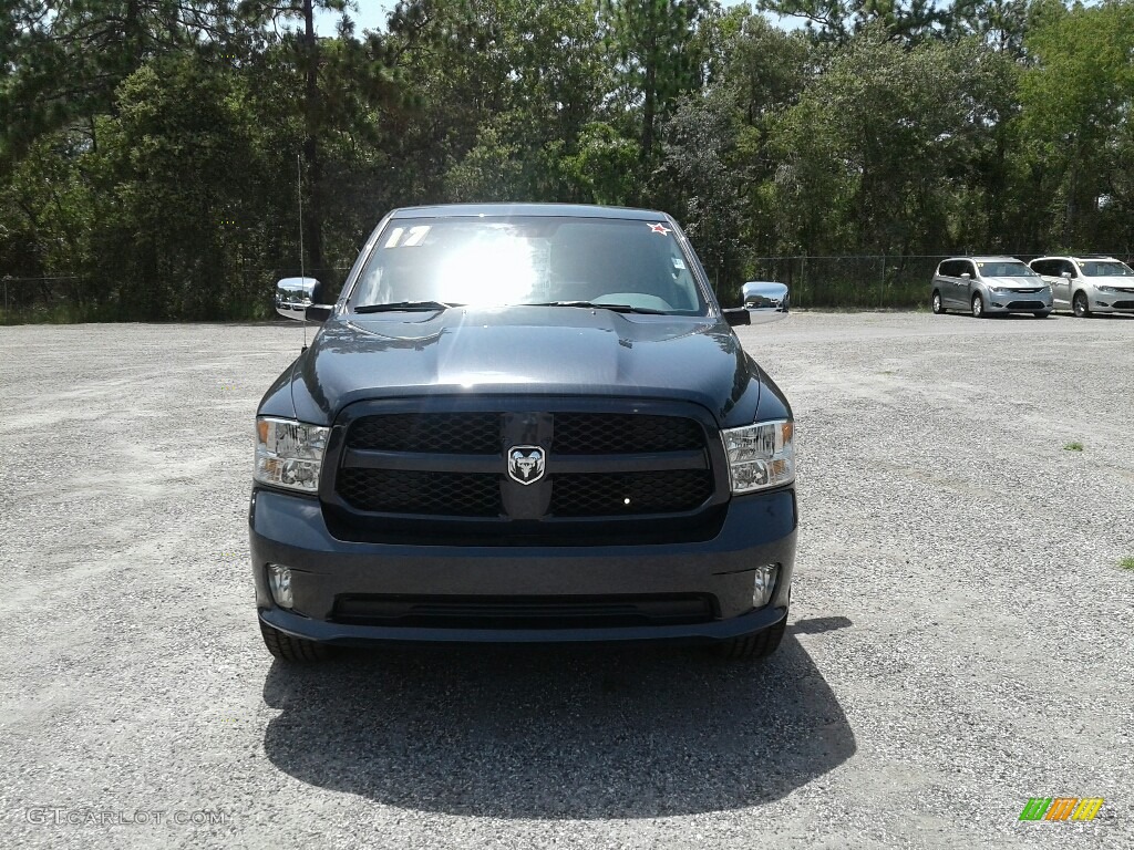 2017 1500 Express Crew Cab - Maximum Steel Metallic / Black/Diesel Gray photo #8