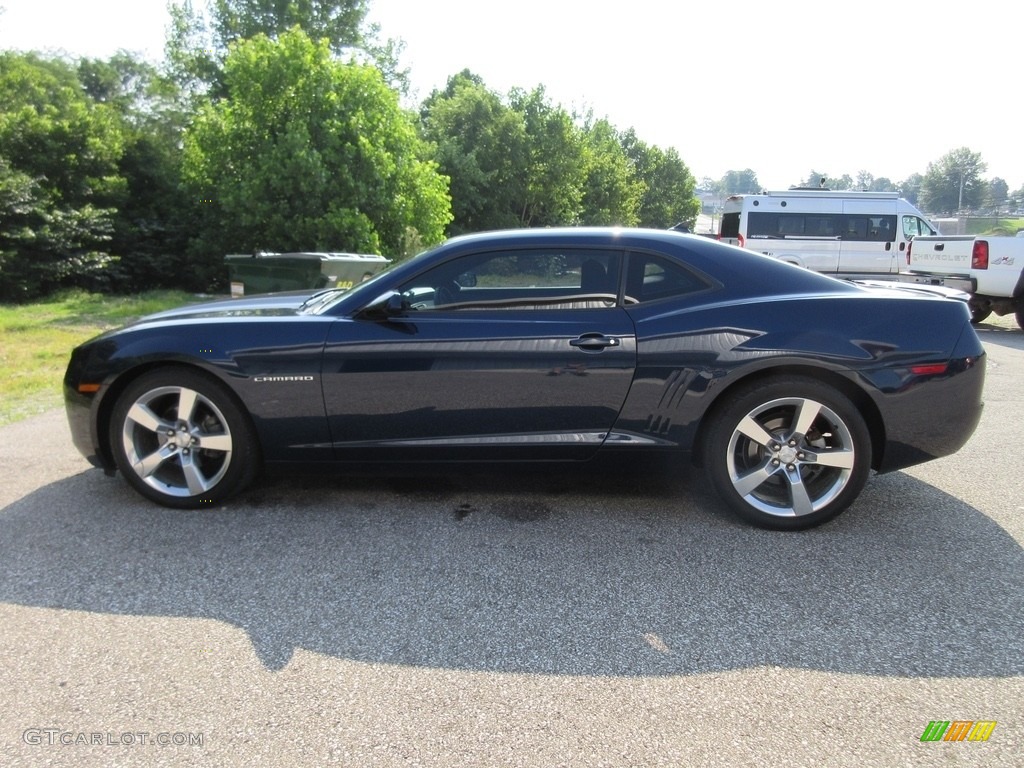 2012 Camaro LS Coupe - Imperial Blue Metallic / Black photo #3