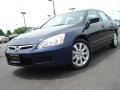 2007 Royal Blue Pearl Honda Accord EX-L V6 Sedan  photo #1