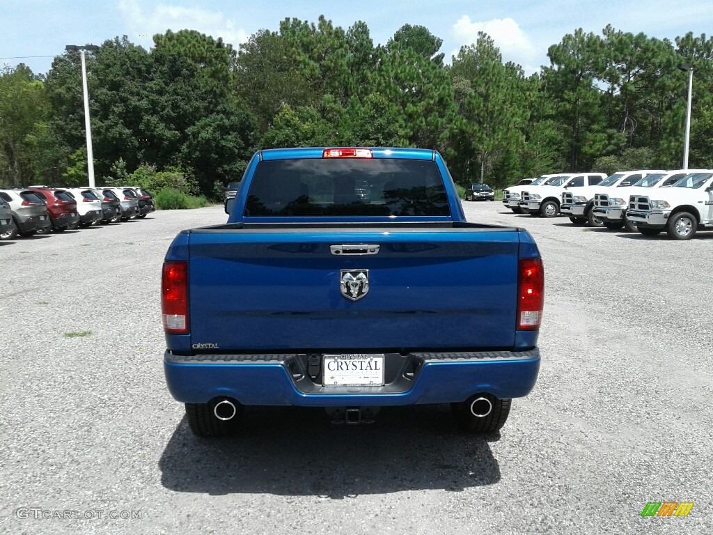 2017 1500 Express Crew Cab - Blue Streak Pearl / Black/Diesel Gray photo #4