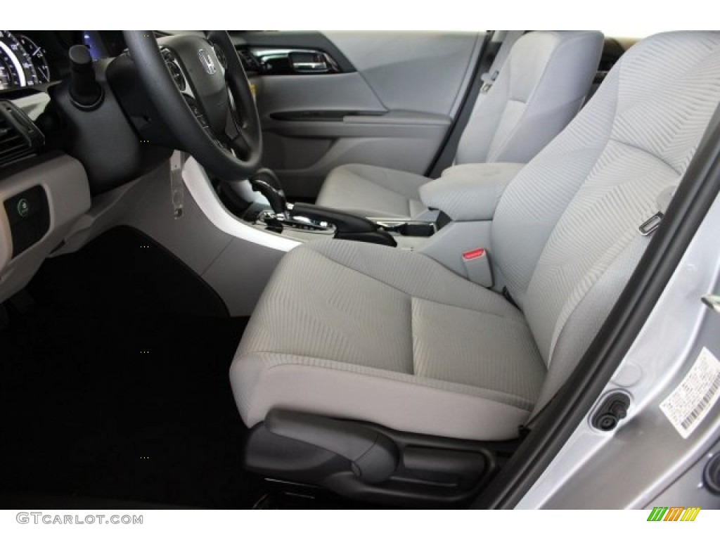 2017 Accord LX Sedan - Lunar Silver Metallic / Gray photo #9