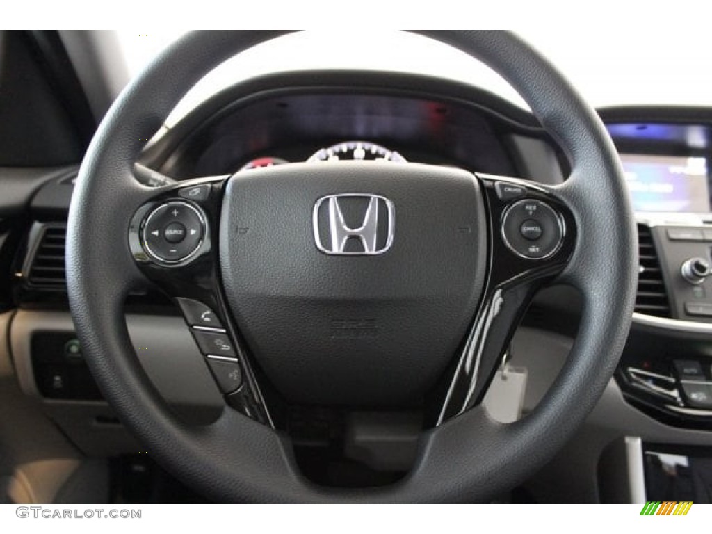 2017 Accord LX Sedan - Lunar Silver Metallic / Gray photo #11