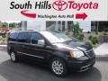 Brilliant Black Crystal Pearl 2012 Chrysler Town & Country Touring - L