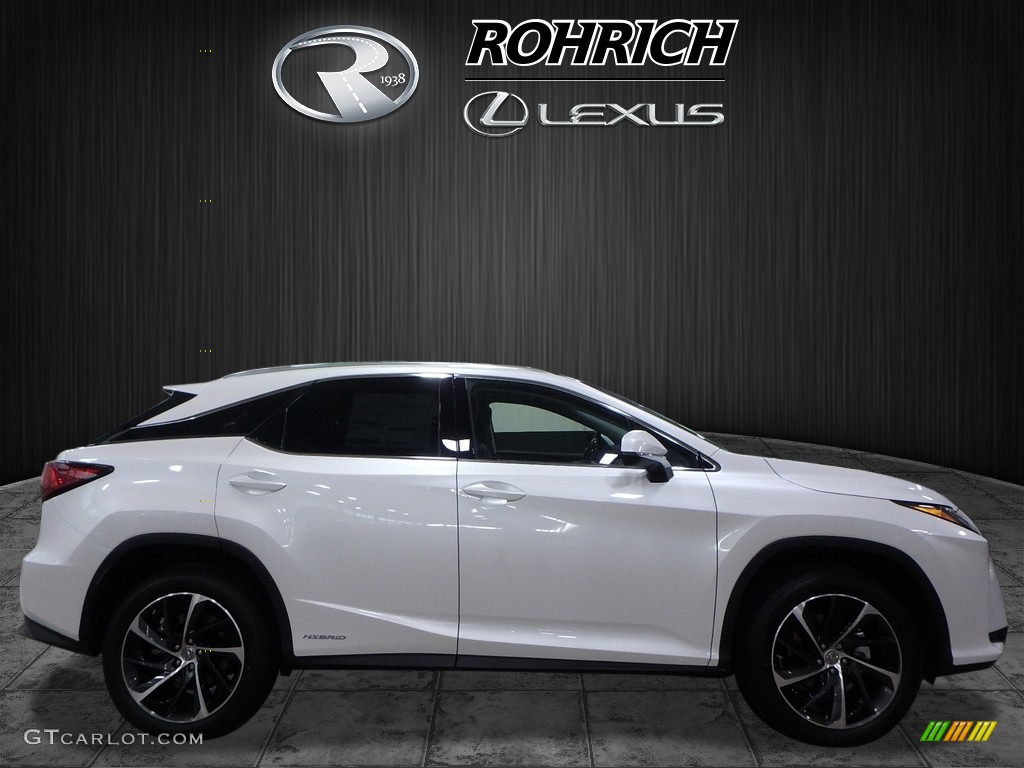 2017 RX 450h AWD - Eminent White Pearl / Black photo #2