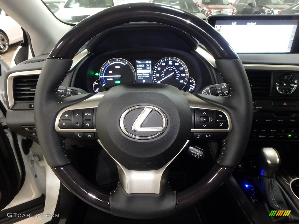 2017 RX 450h AWD - Eminent White Pearl / Black photo #15