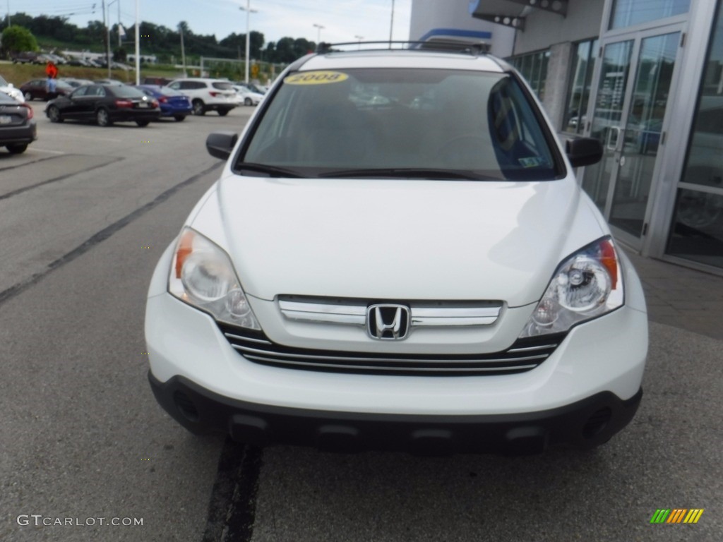 2008 CR-V EX 4WD - Taffeta White / Gray photo #5