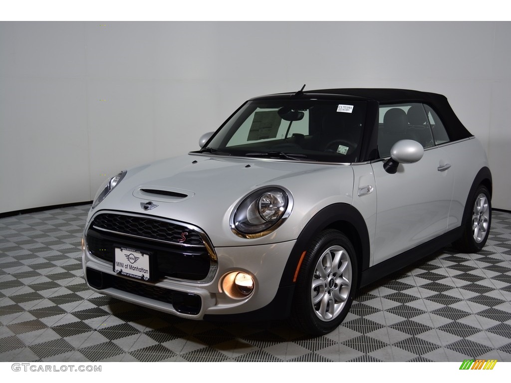 White Silver Metallic Mini Convertible