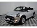 2017 White Silver Metallic Mini Convertible Cooper S  photo #2