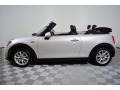 2017 White Silver Metallic Mini Convertible Cooper S  photo #4