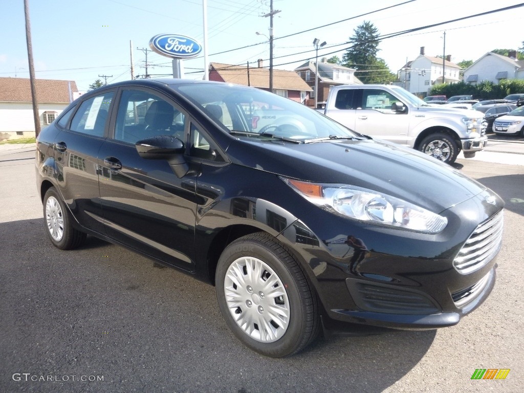 2017 Fiesta S Sedan - Shadow Black / Charcoal Black photo #3