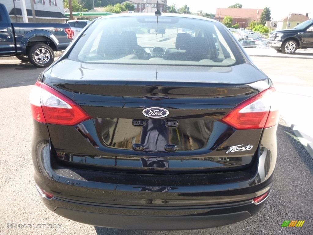 2017 Fiesta S Sedan - Shadow Black / Charcoal Black photo #6