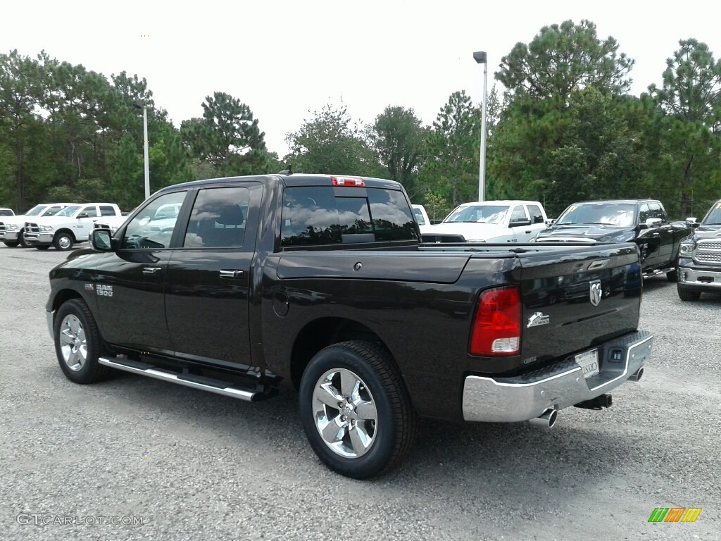 2017 1500 Big Horn Crew Cab - Luxury Brown Pearl / Black/Diesel Gray photo #3