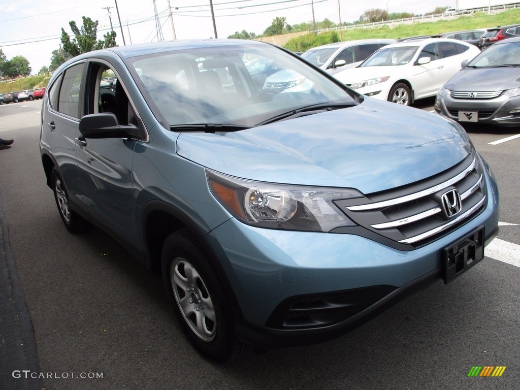 2014 CR-V LX AWD - Mountain Air Metallic / Black photo #8