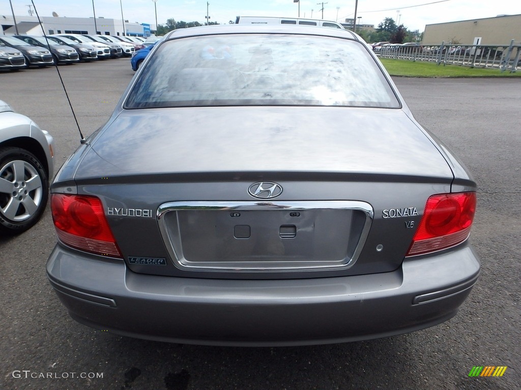 2004 Sonata V6 - Slate Gray / Black photo #3