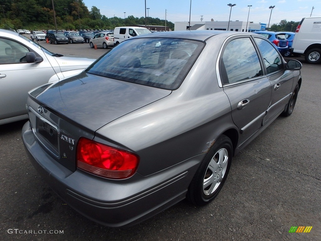 2004 Sonata V6 - Slate Gray / Black photo #4
