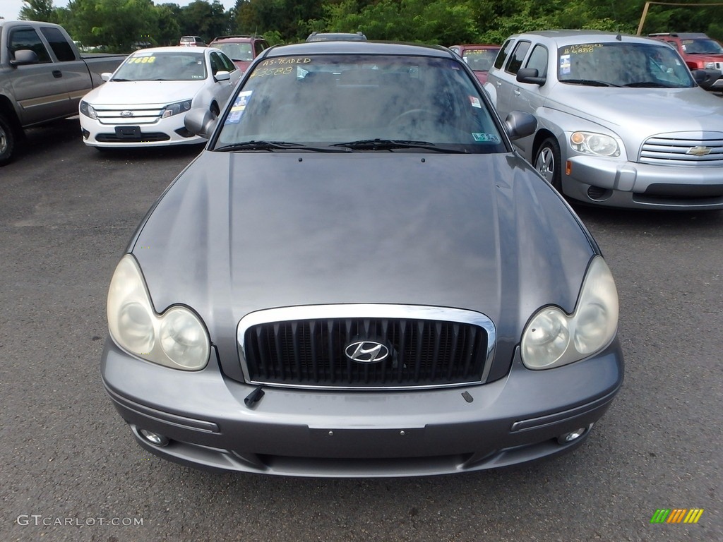 2004 Sonata V6 - Slate Gray / Black photo #6