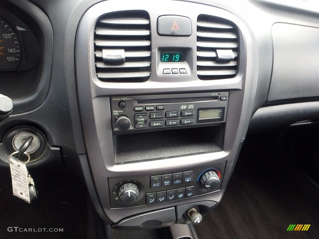 2004 Sonata V6 - Slate Gray / Black photo #13