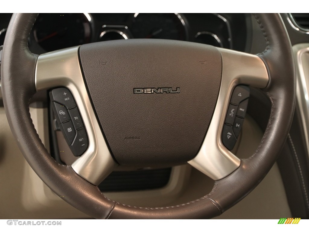 2016 Acadia Denali AWD - White Frost Tricoat / Cocoa Dune photo #8