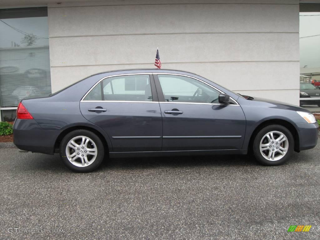 2007 Accord EX Sedan - Graphite Pearl / Gray photo #2