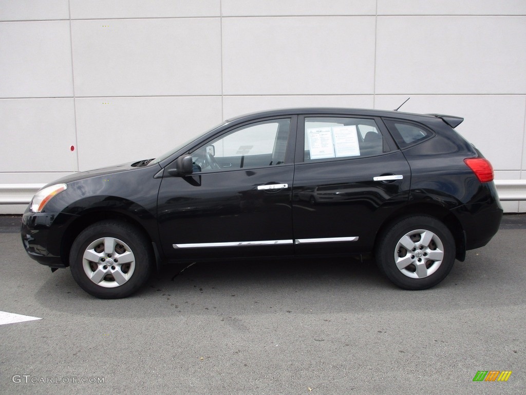 2011 Rogue S AWD - Black Amethyst / Black photo #2