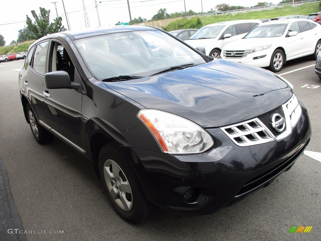 2011 Rogue S AWD - Black Amethyst / Black photo #7