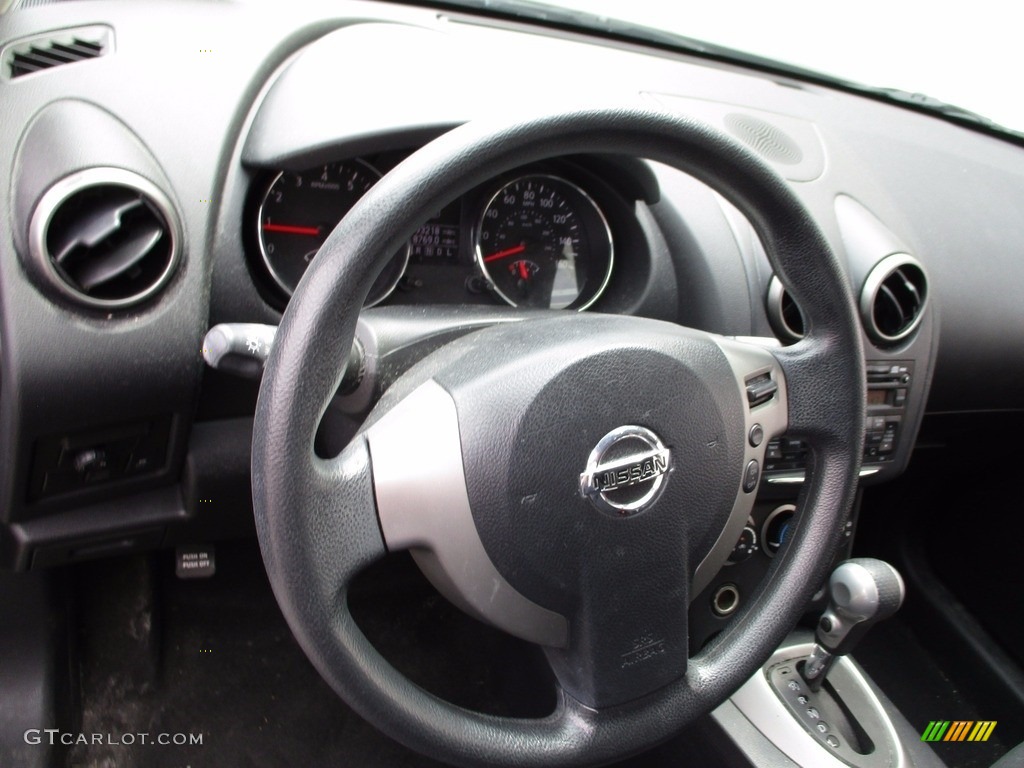 2011 Rogue S AWD - Black Amethyst / Black photo #12