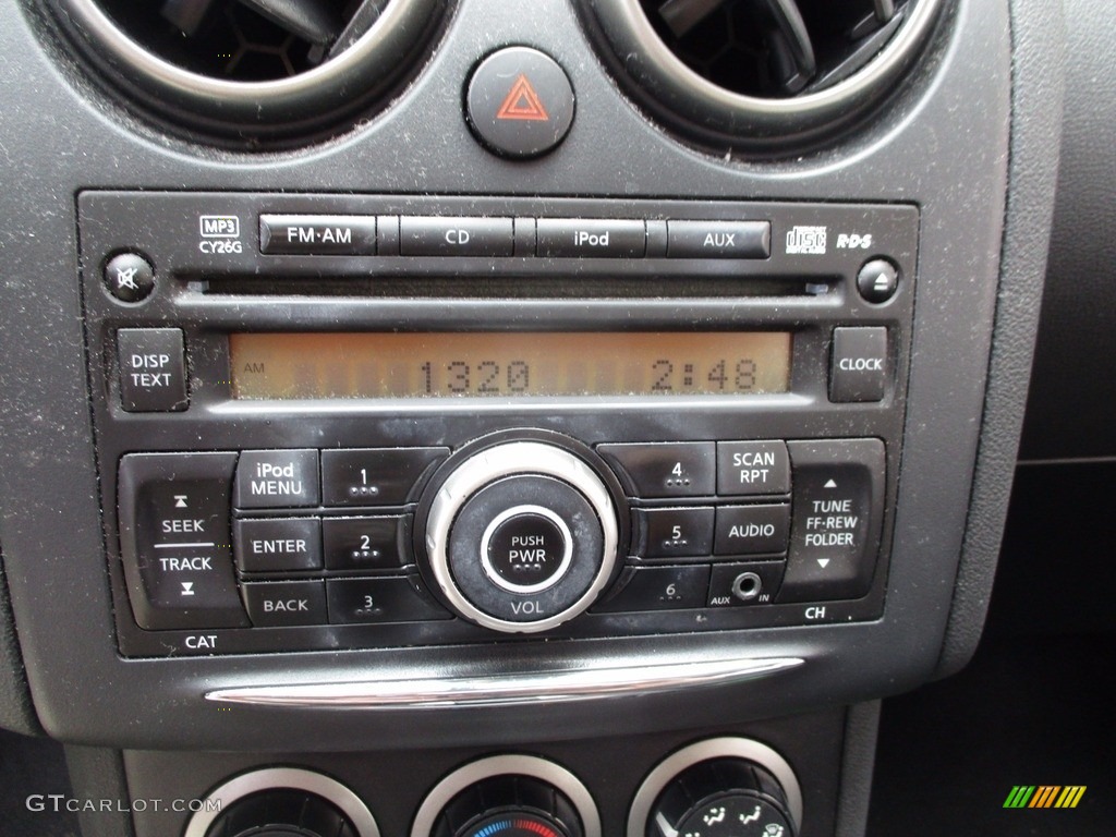 2011 Rogue S AWD - Black Amethyst / Black photo #14
