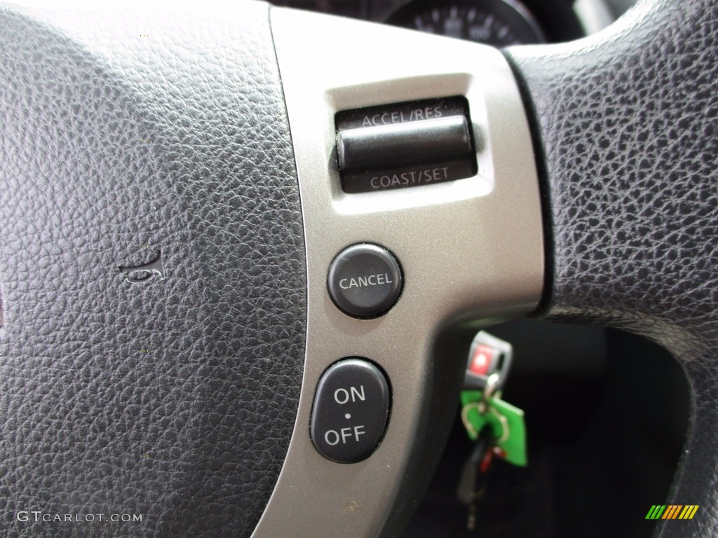 2011 Rogue S AWD - Black Amethyst / Black photo #15