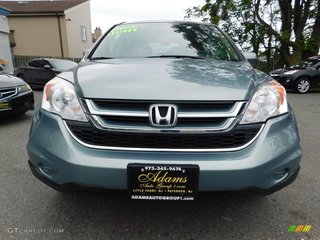 2011 CR-V EX-L 4WD - Opal Sage Metallic / Ivory photo #2