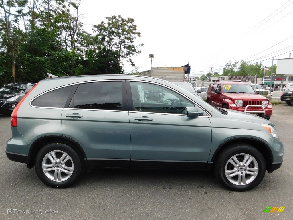 2011 CR-V EX-L 4WD - Opal Sage Metallic / Ivory photo #4