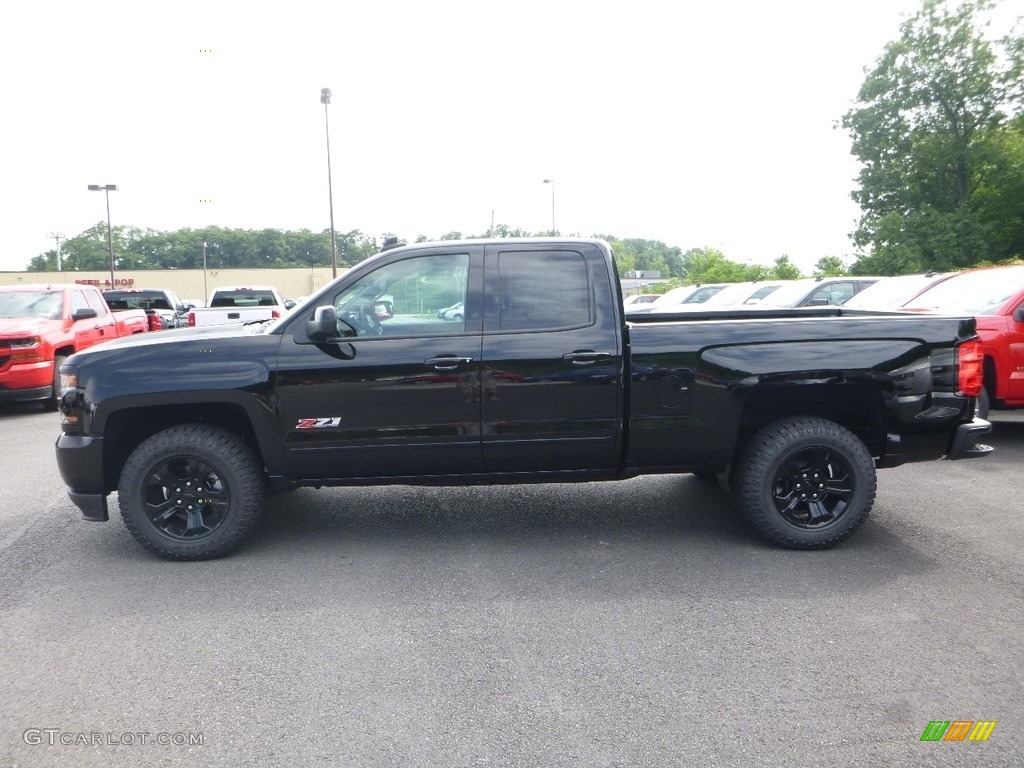 2018 Silverado 1500 LT Double Cab 4x4 - Black / Jet Black photo #2