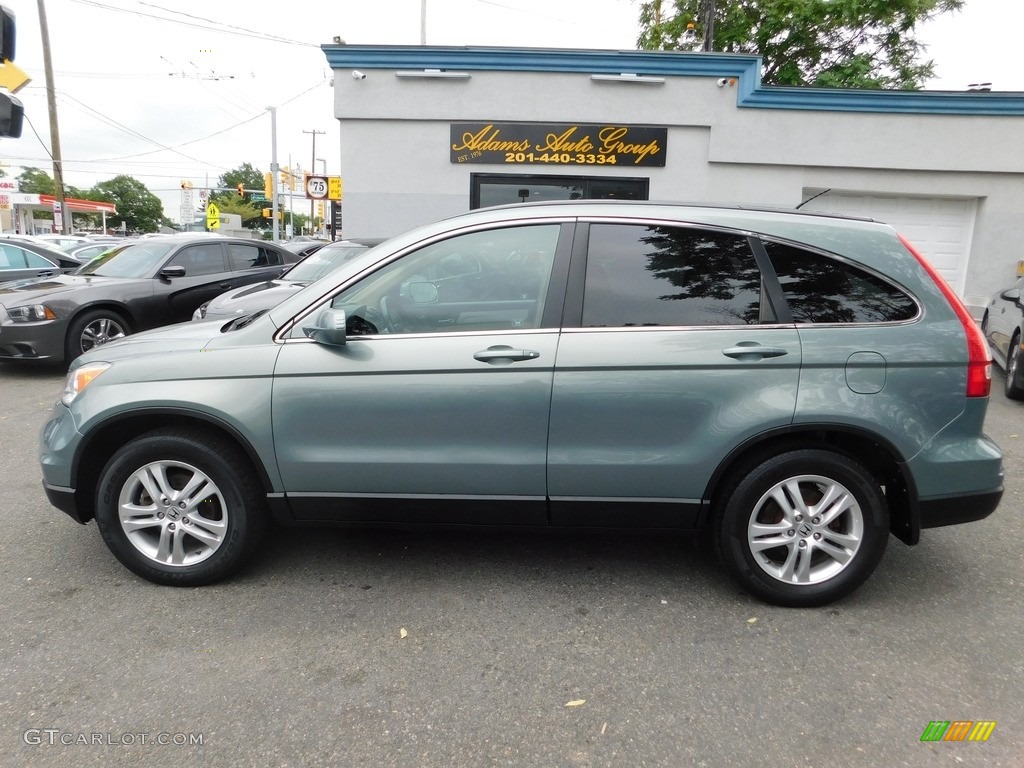 2011 CR-V EX-L 4WD - Opal Sage Metallic / Ivory photo #8