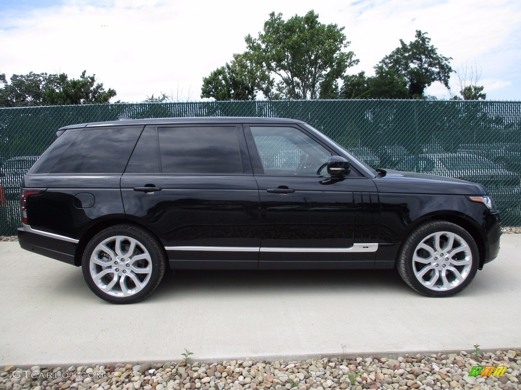 2017 Range Rover Supercharged LWB - Narvik Black / Ebony/Ebony photo #2