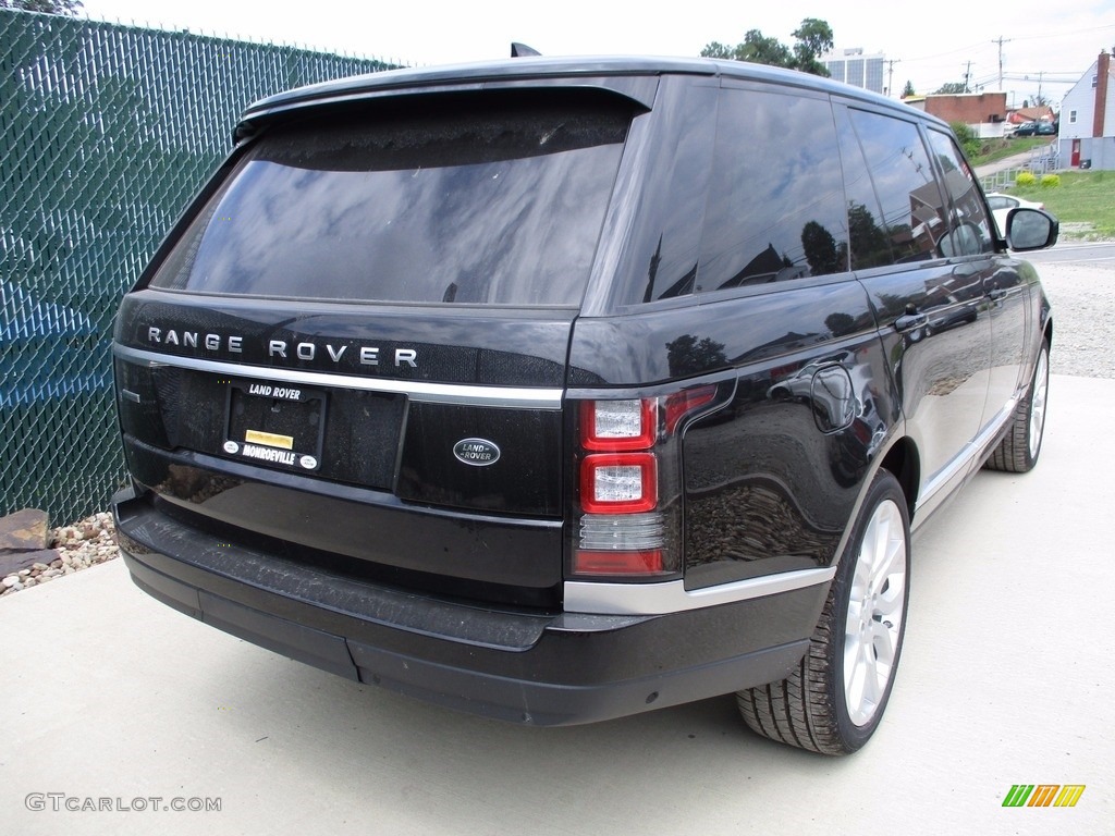 2017 Range Rover Supercharged LWB - Narvik Black / Ebony/Ebony photo #3