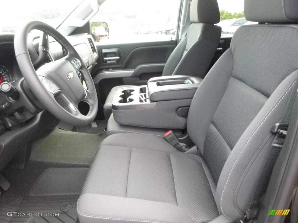 Jet Black Interior 2018 Chevrolet Silverado 1500 LT Double Cab 4x4 Photo #121872475