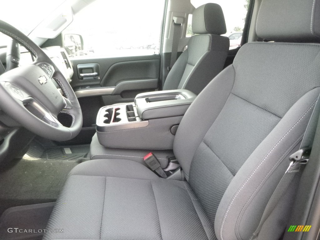 Jet Black Interior 2018 Chevrolet Silverado 1500 LT Double Cab 4x4 Photo #121873063