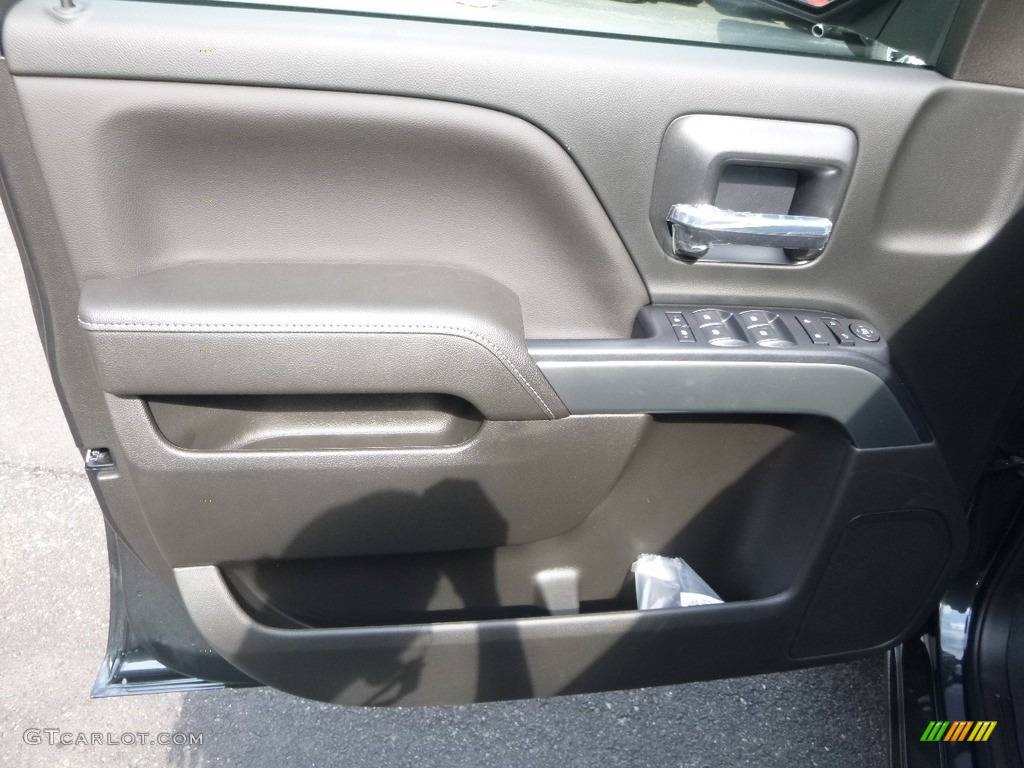 2018 Chevrolet Silverado 1500 LT Double Cab 4x4 Jet Black Door Panel Photo #121873090