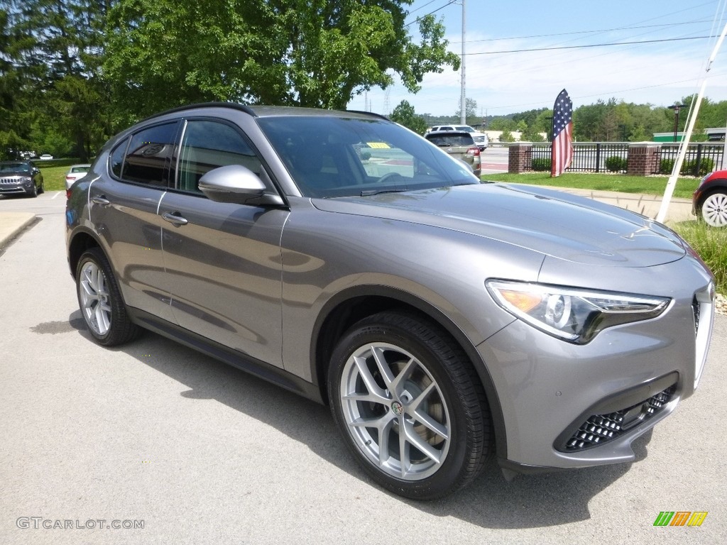 Stromboli Gray Metallic 2018 Alfa Romeo Stelvio Ti AWD Exterior Photo #121873279