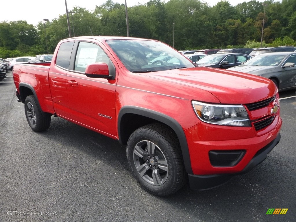 Red Hot 2017 Chevrolet Colorado WT Extended Cab 4x4 Exterior Photo #121874383