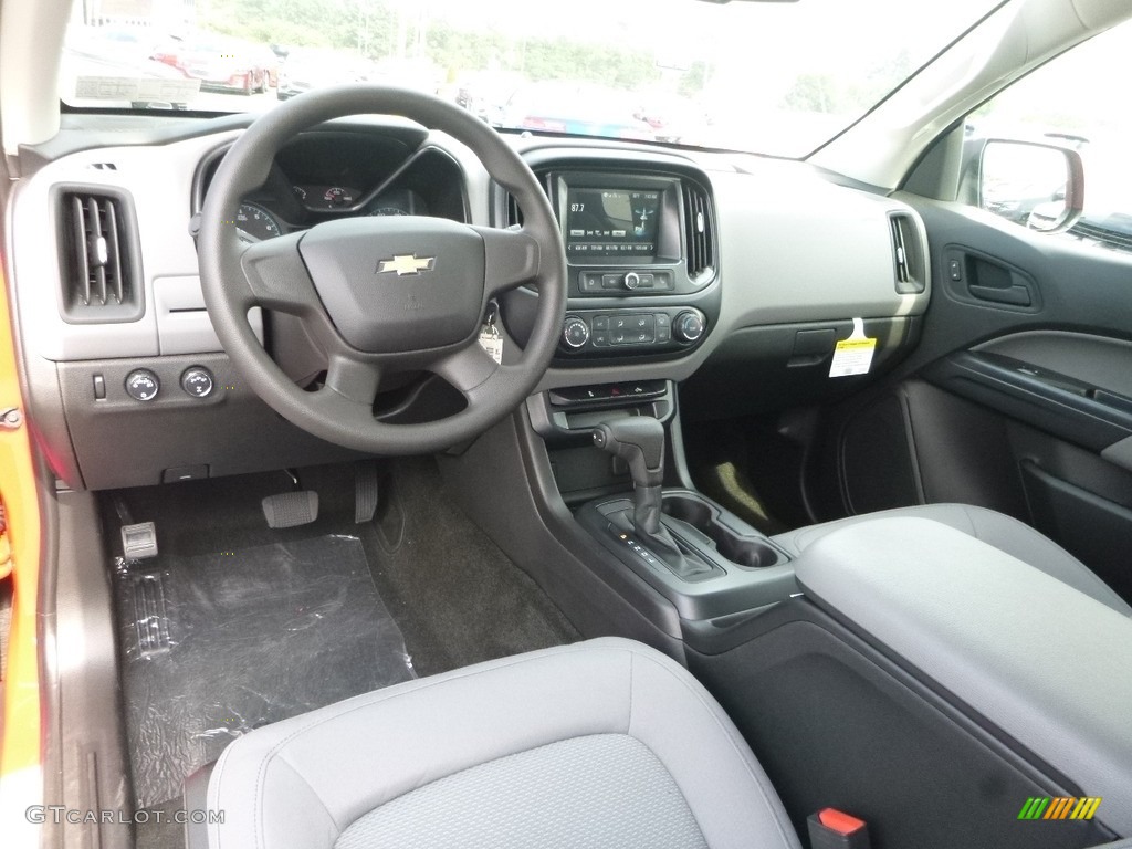Jet Black/­Dark Ash Interior 2017 Chevrolet Colorado WT Extended Cab 4x4 Photo #121874563