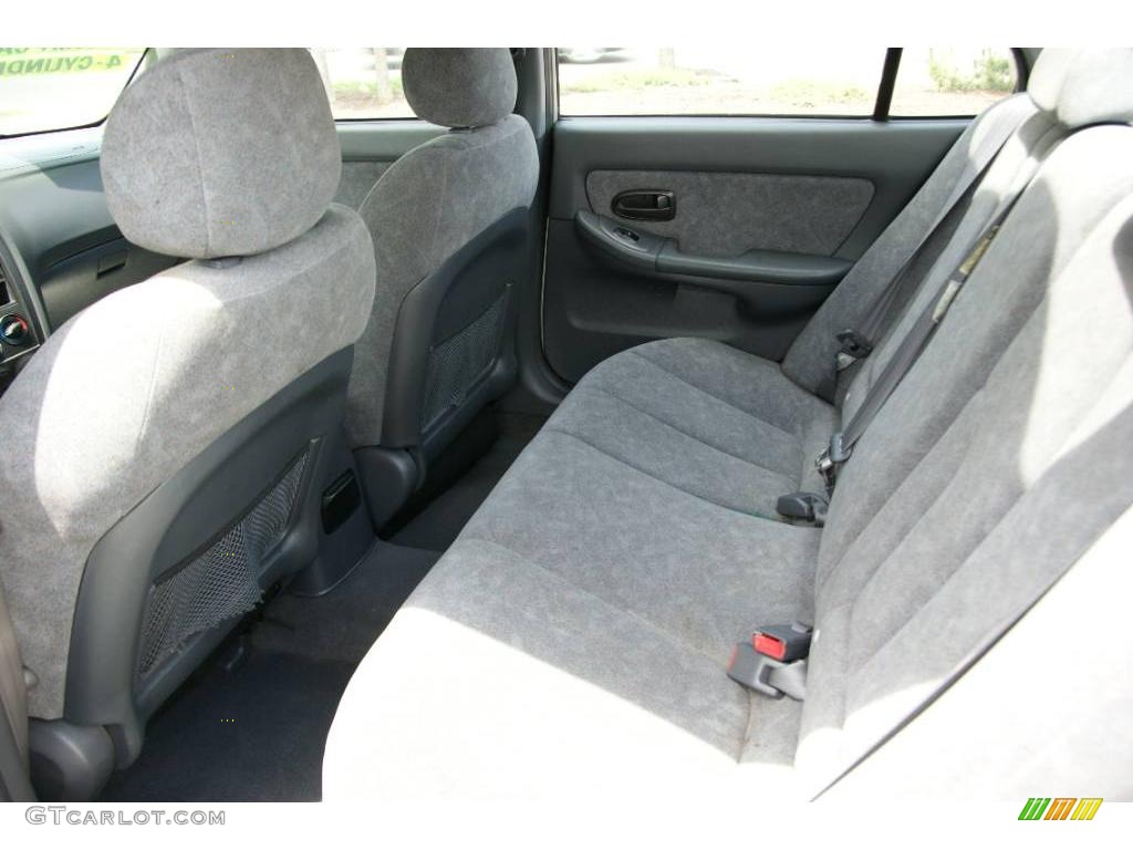 2002 Elantra GLS Sedan - Silver Pewter / Gray photo #11