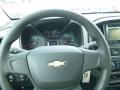 Jet Black/­Dark Ash 2017 Chevrolet Colorado WT Extended Cab 4x4 Steering Wheel