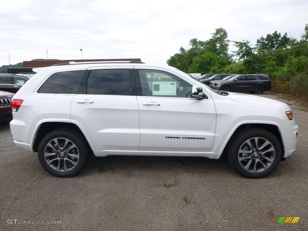 2017 Grand Cherokee Overland 4x4 - Ivory Tri-Coat / Black photo #6